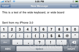 Illustration for article titled iPhone 3.0 Beta OS Impressions And Walkthrough Gallery